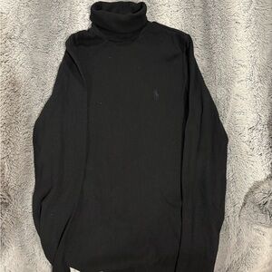 Ralph Lauren Men's Black Turtleneck Sweater
